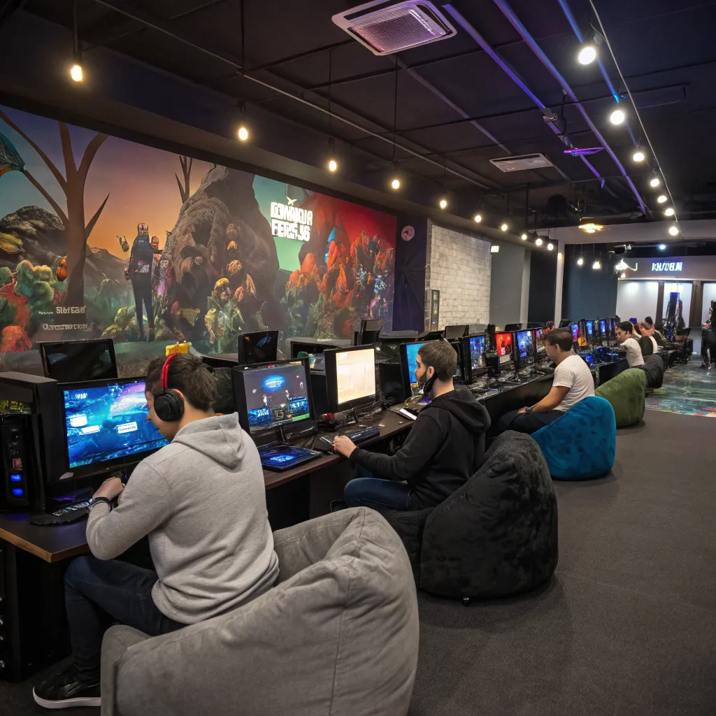 Zona de comunidad gamer